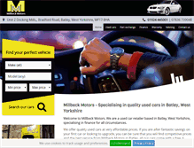 Tablet Screenshot of millbeckmotors.co.uk